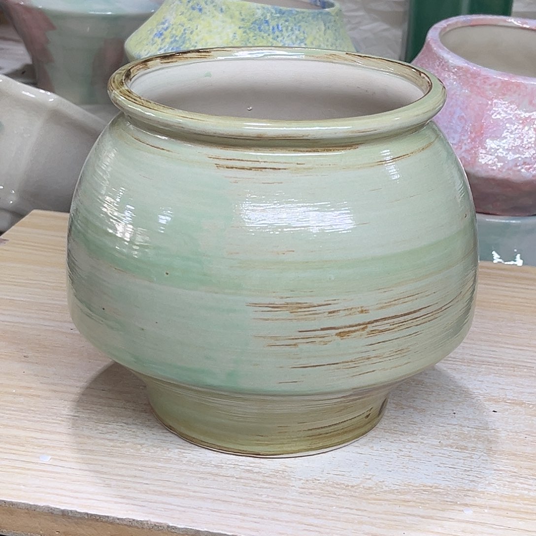 陶瓷绿植多肉微瑕花盆外口径：13*16