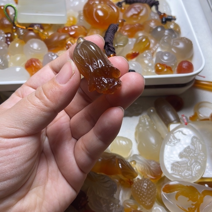 玛瑙/玉髓颈饰未镶嵌美0014
