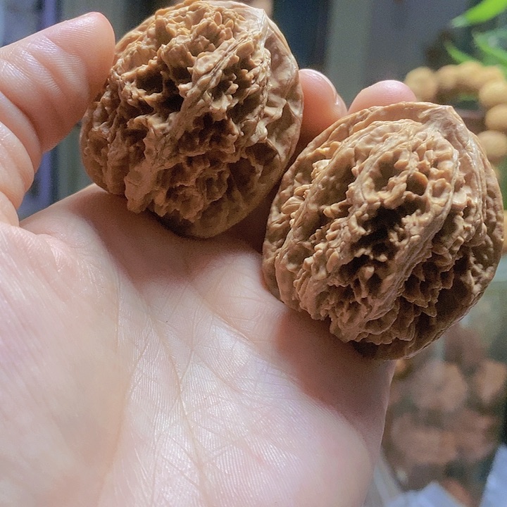 【闪购商品】文玩核桃把件43中国大花