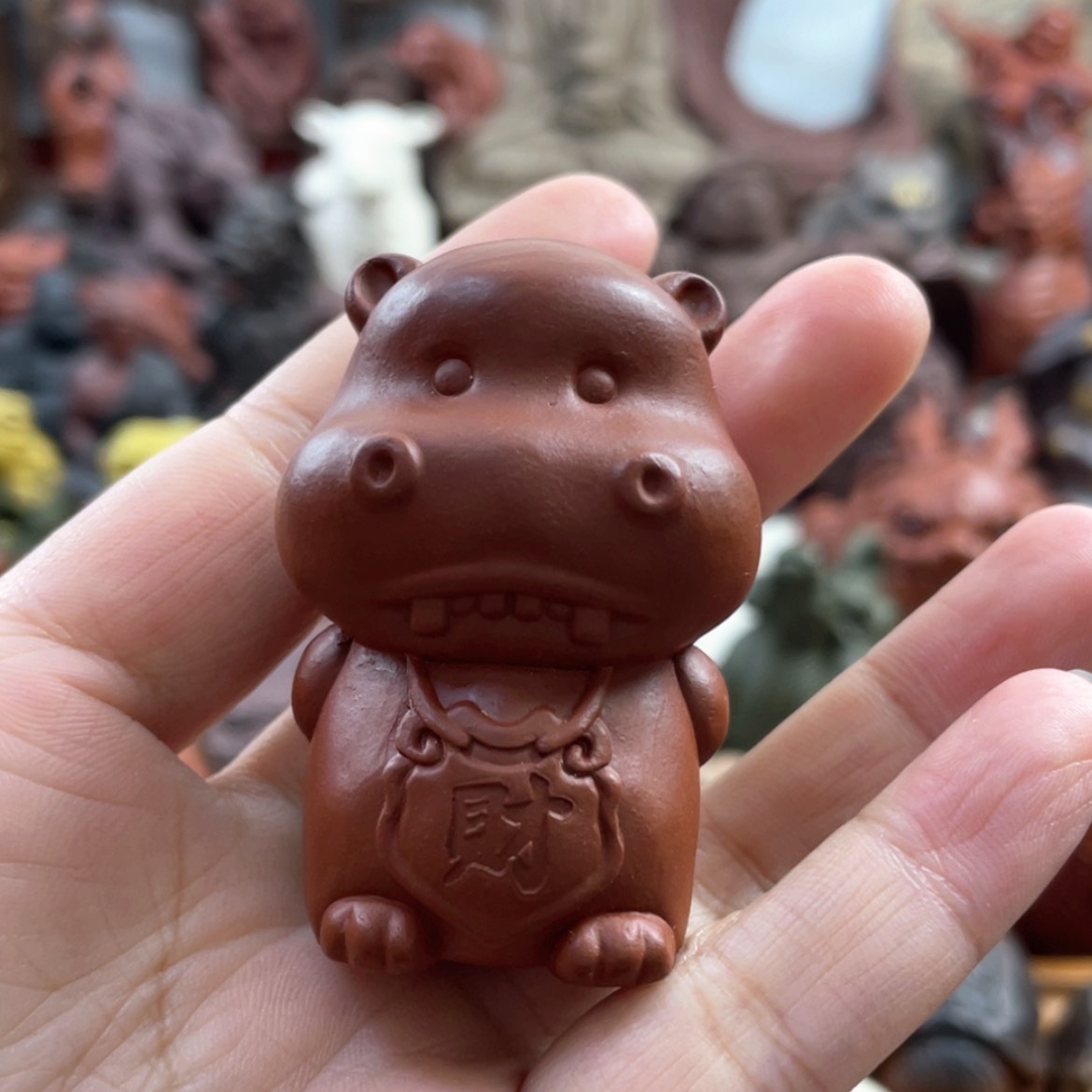 【闪购商品】紫砂茶宠紫砂河马