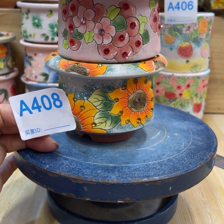 多肉花盆帽檐花盆