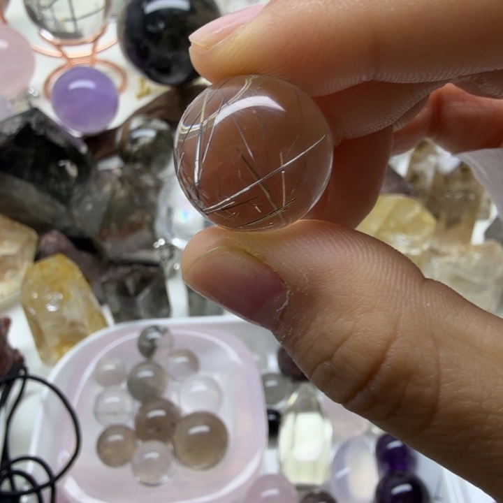 水晶未镶嵌珠宝半成品