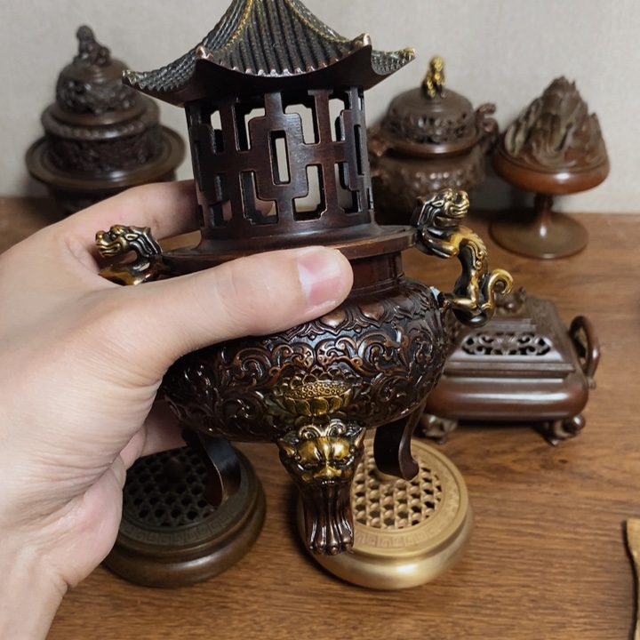铜盛世铜炉铜器香炉工艺品