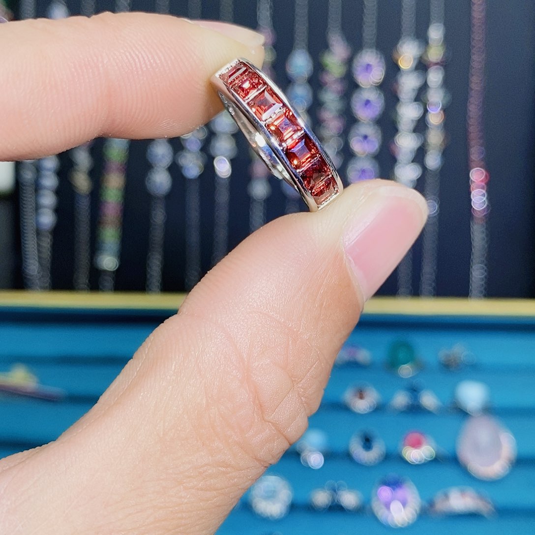 紫晶珠宝半成品银S925镶嵌