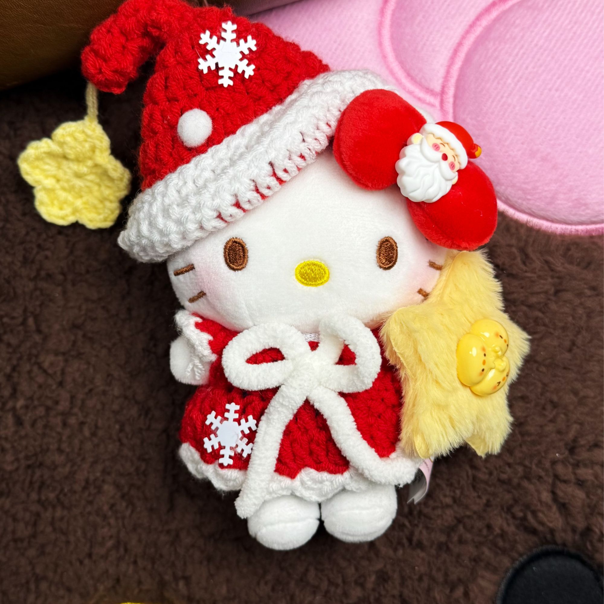 正版【小红帽】可爱Kitty包挂件情侣款式车载挂件钥匙扣送礼必备