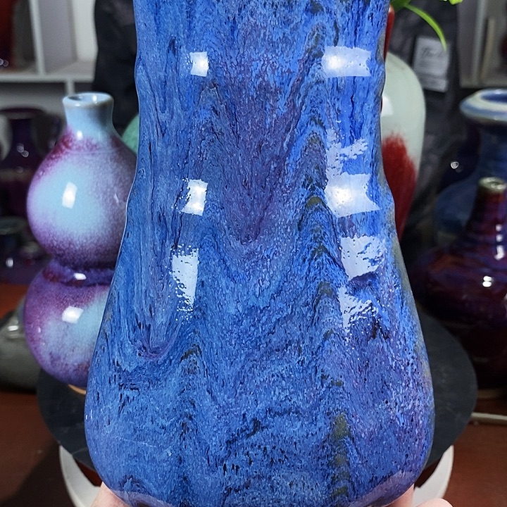 尚峰钧窑作品微瑕