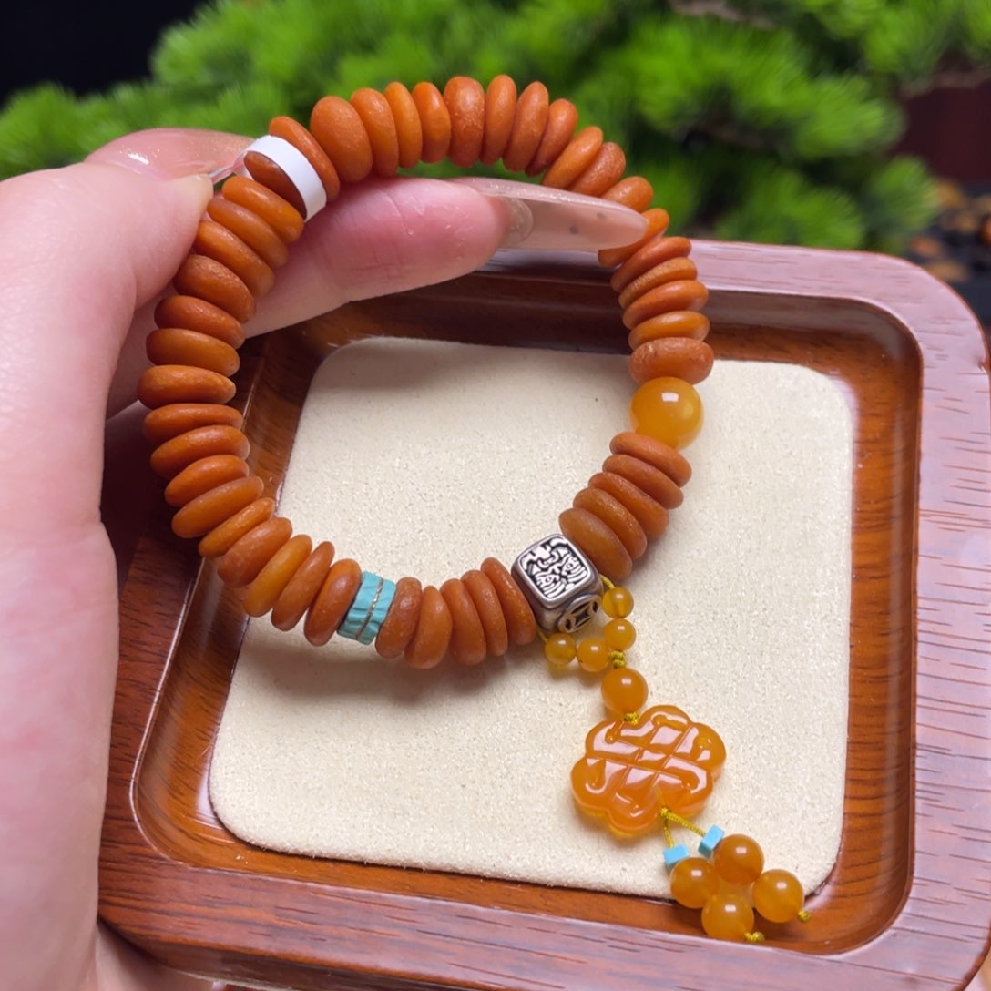 蜜蜡手链未镶嵌手串