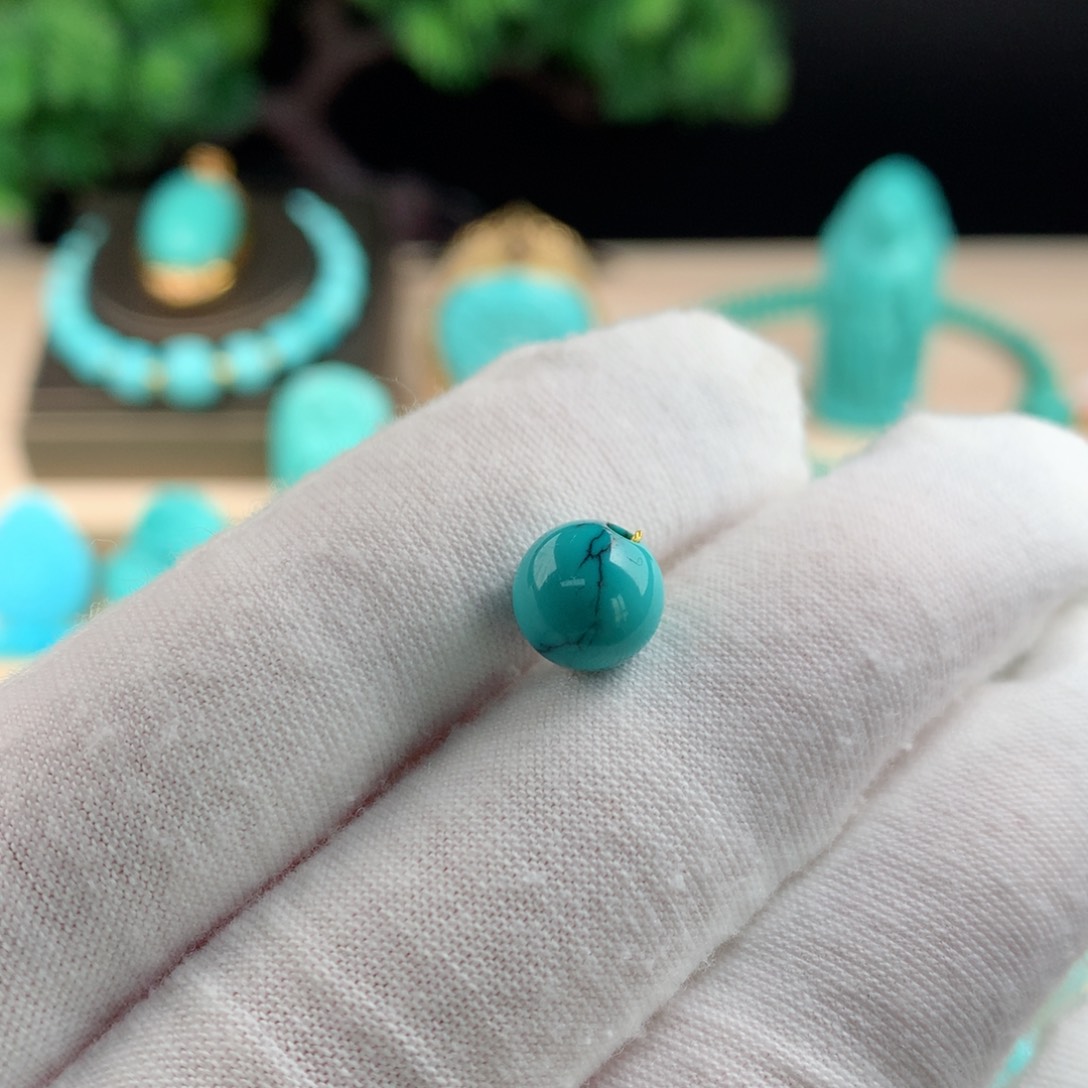 【闪购商品】绿松石配珠卡8.8未镶嵌