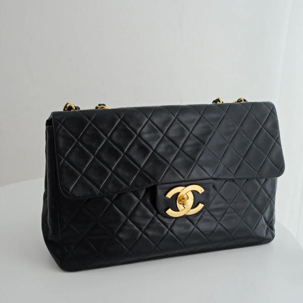 大吉中古/Chanel香奈儿黑金贝嫂34单肩包