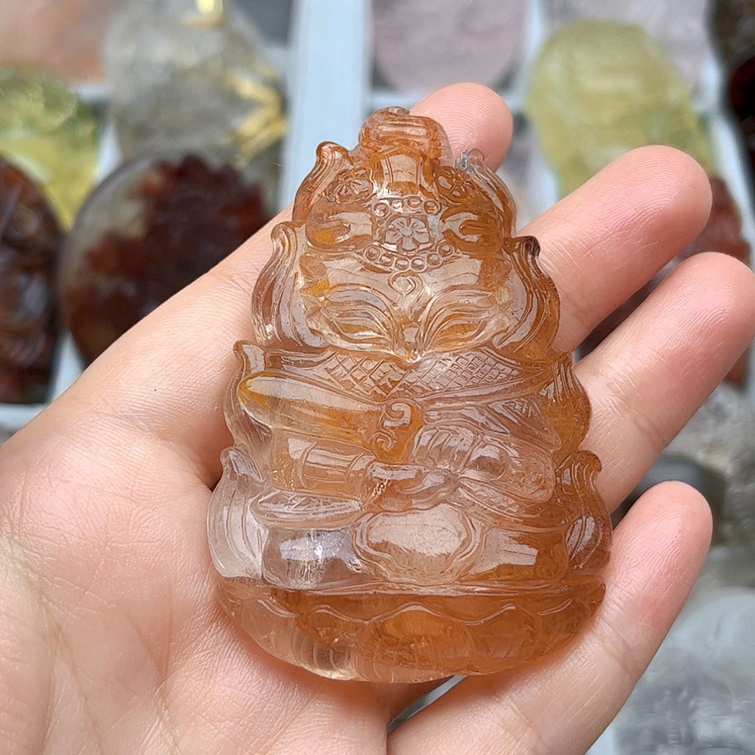 水晶吊坠(不含链)未镶嵌