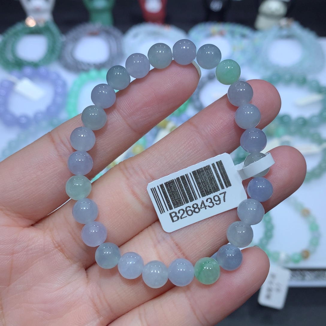 翡翠未镶嵌手串天然