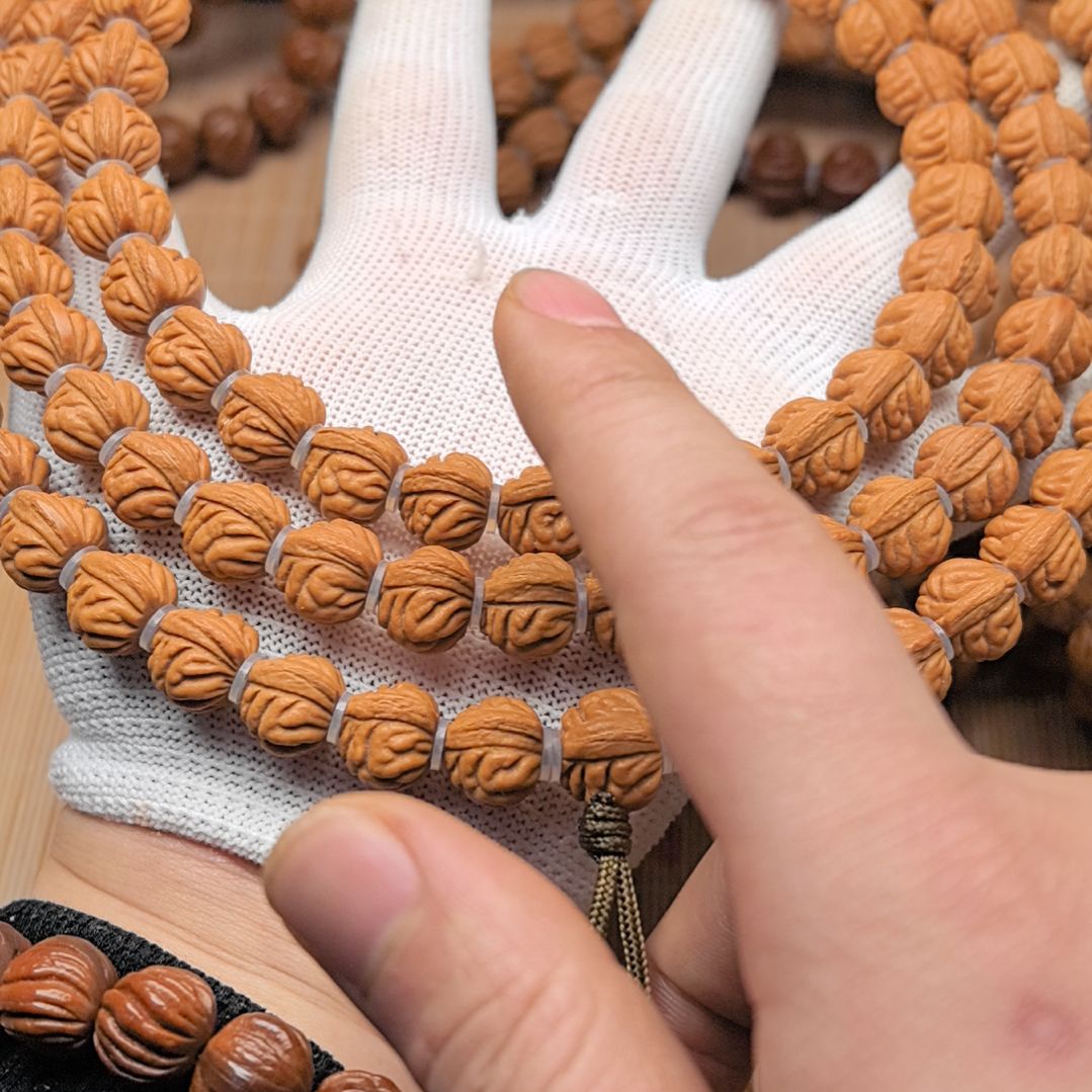 桃核吊坠小金豆脖挂