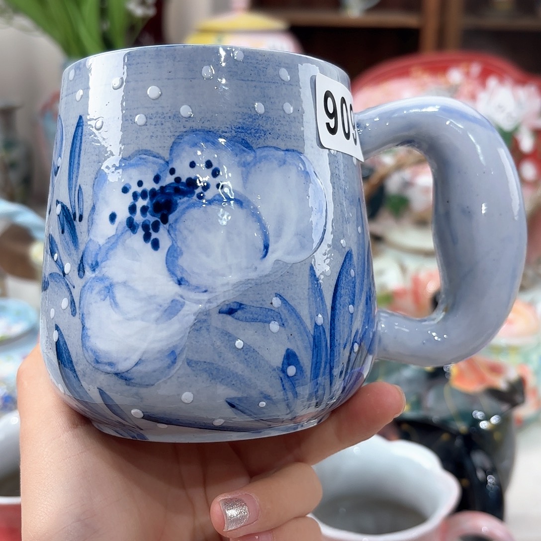 景德镇手绘高温釉下彩陶瓷茶具