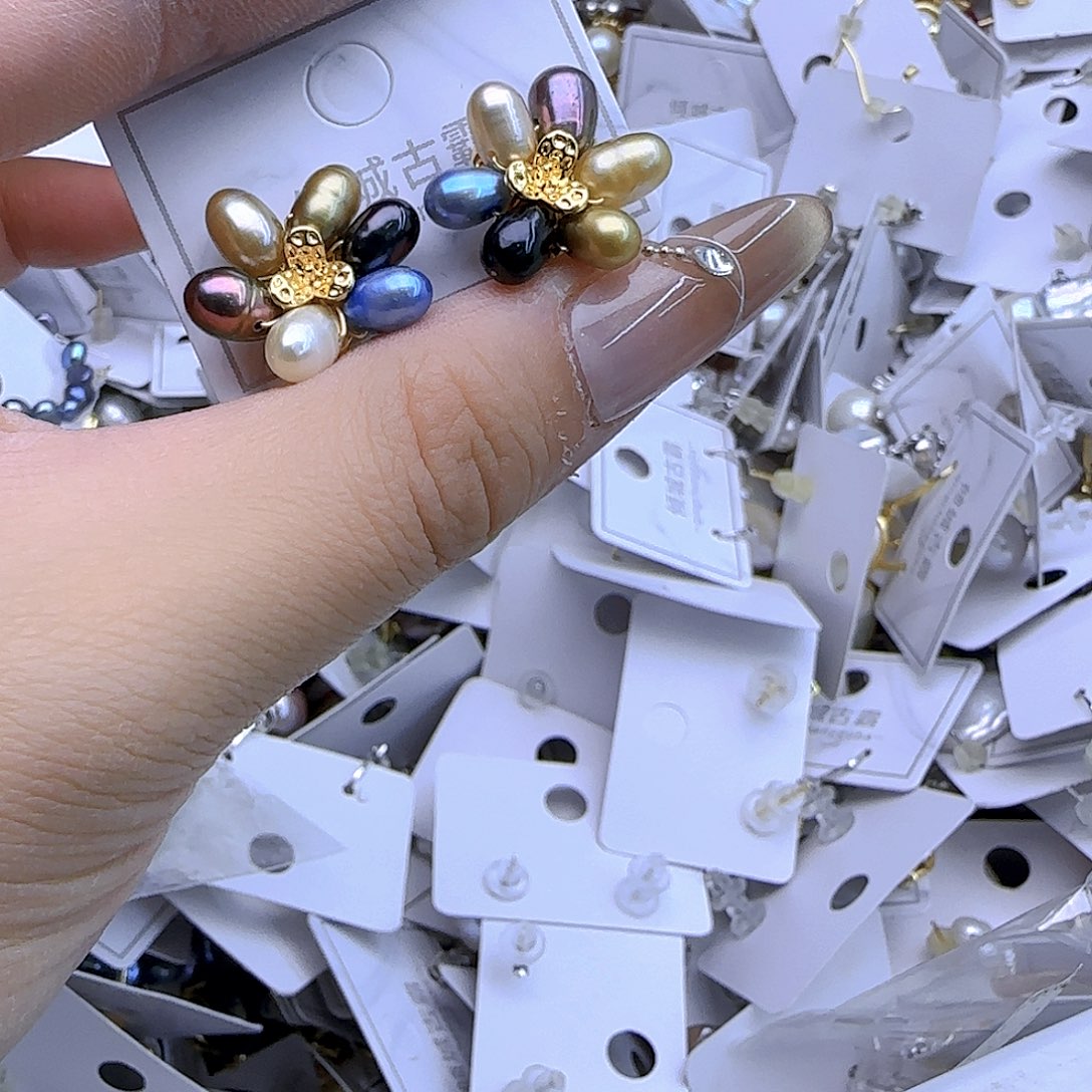 银S925镶嵌项链定制534淡水珍珠