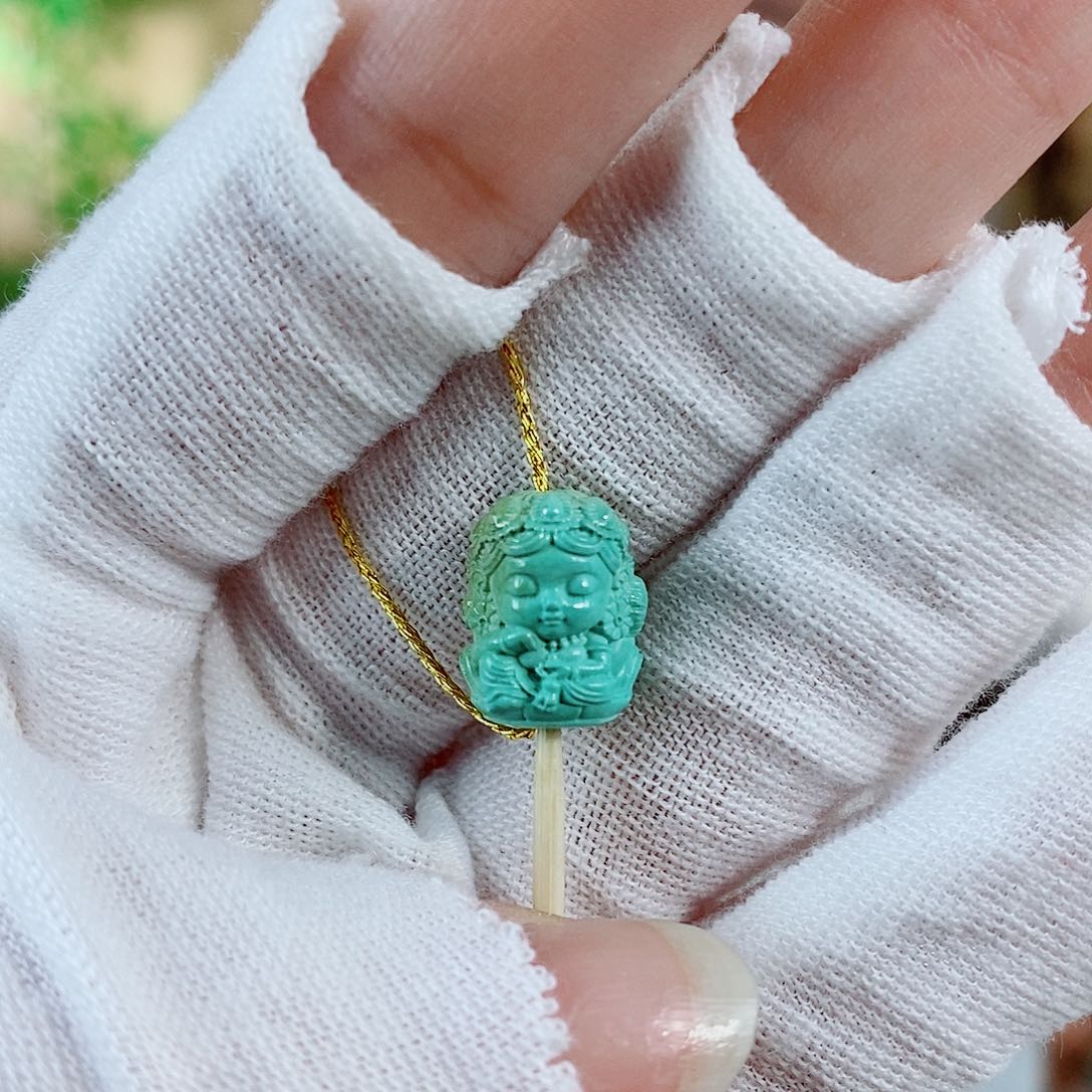 未镶嵌绿松石珠宝奇石