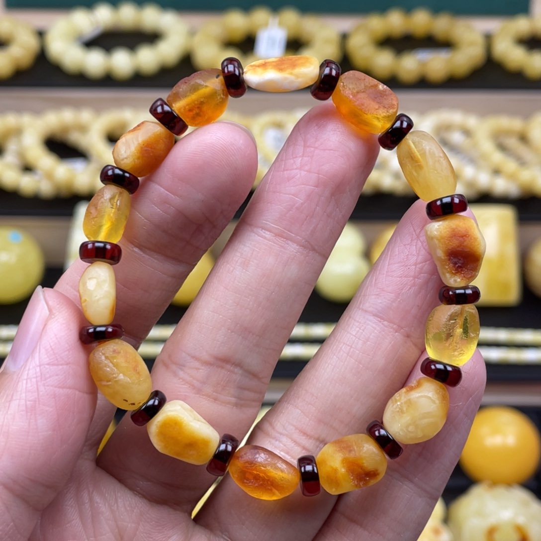 琥珀裸石未镶嵌琥珀蜜蜡