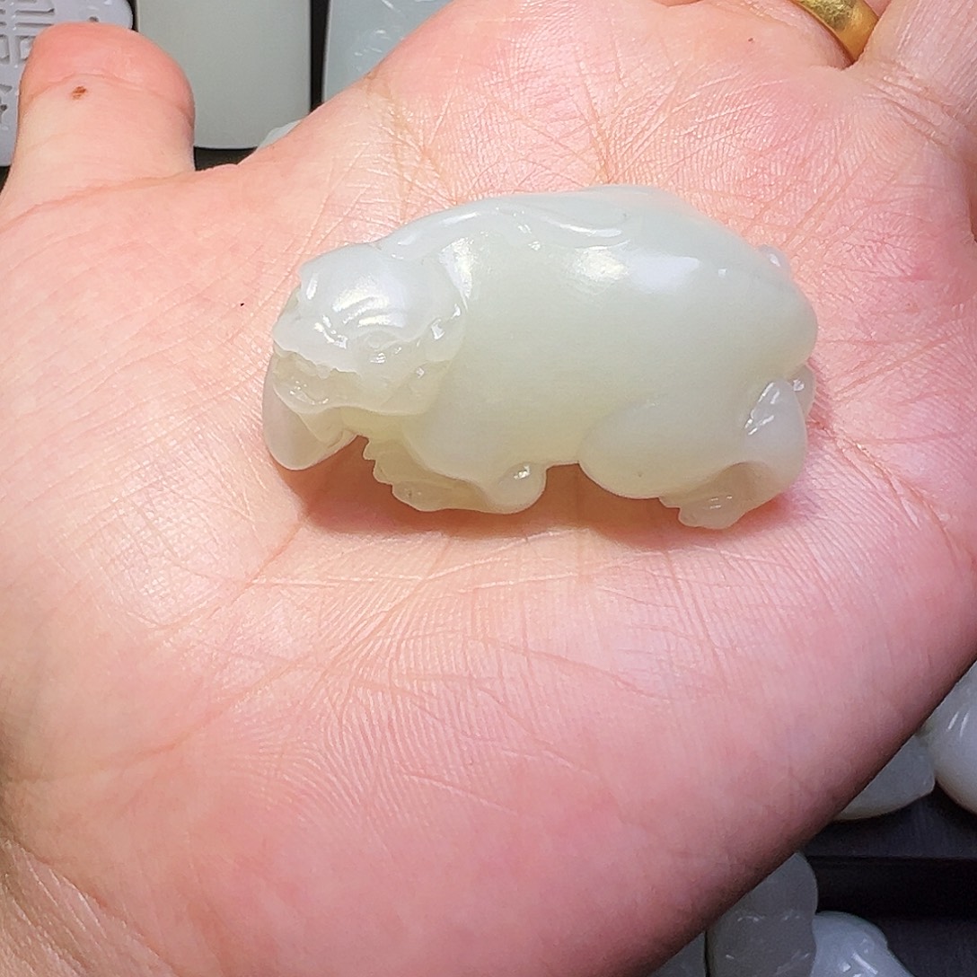 零***题和田玉未镶嵌颈饰