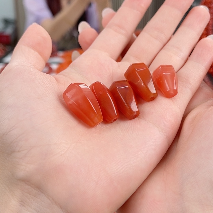 南红玛瑙未镶嵌保山三通（多样性发其一）