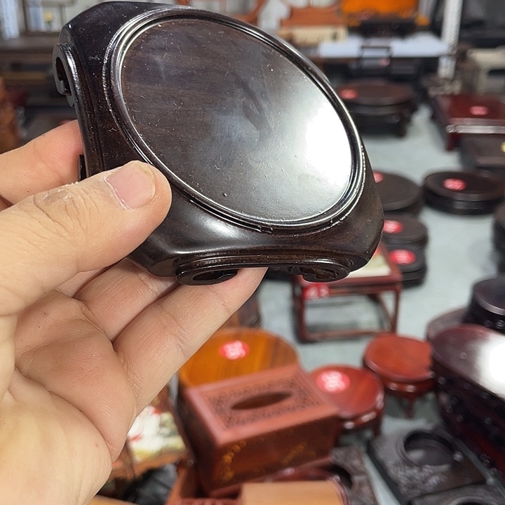 红木底座工艺品紫砂红木底座工艺品