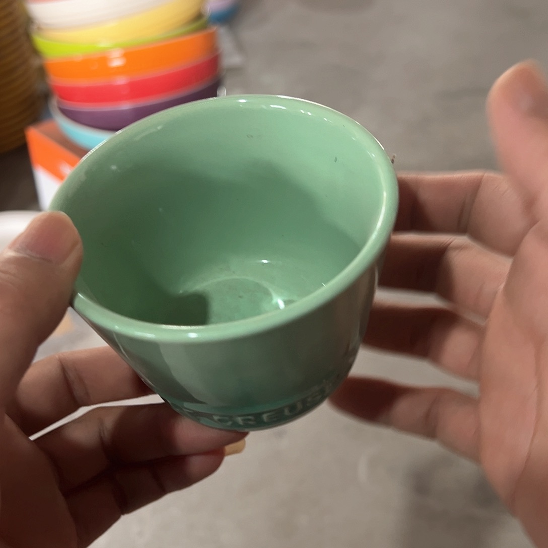 陶瓷 瑕疵 烘焙杯 青羽色