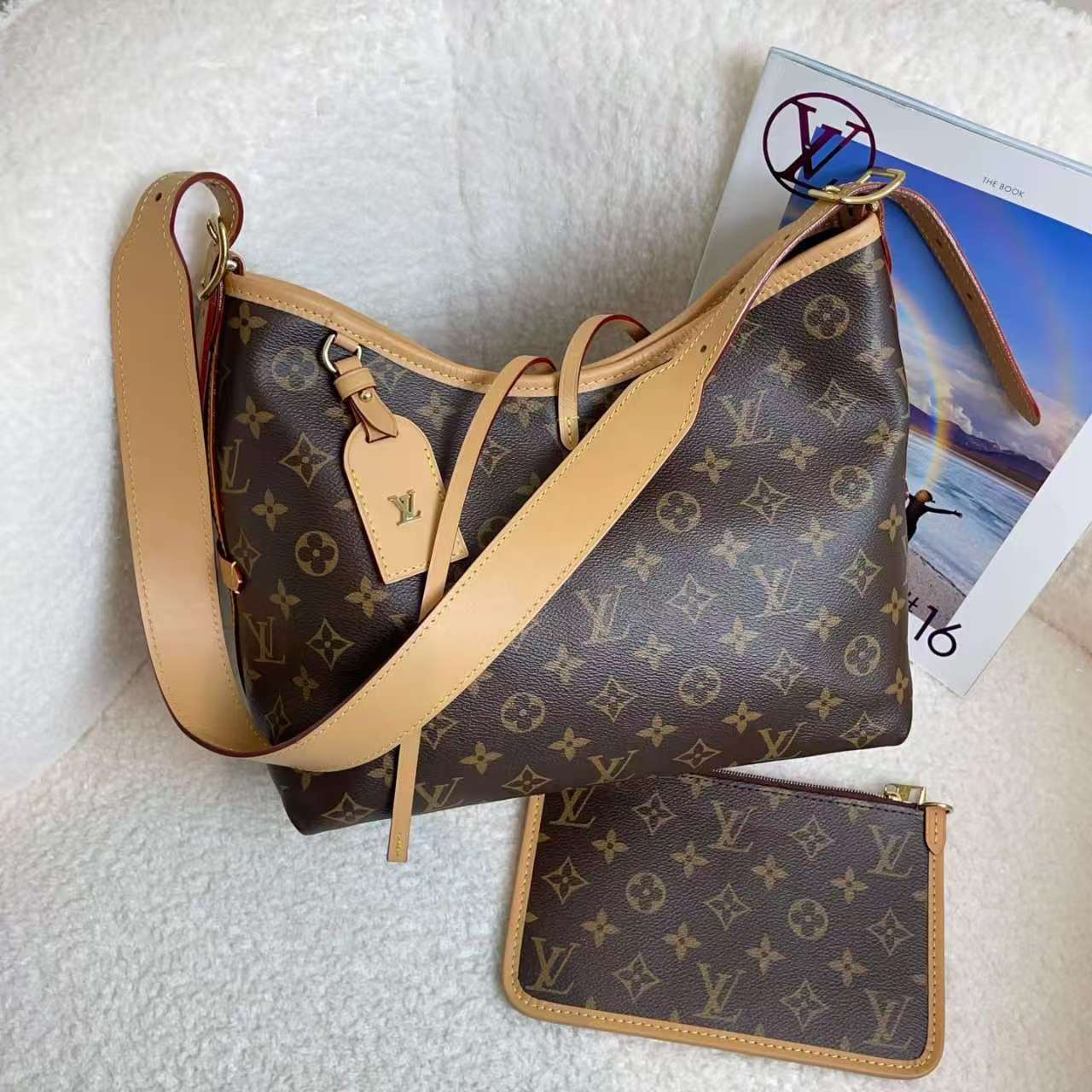 99新 LouisVuitton/路易威登 carryall小号包/76179585/代卖服务