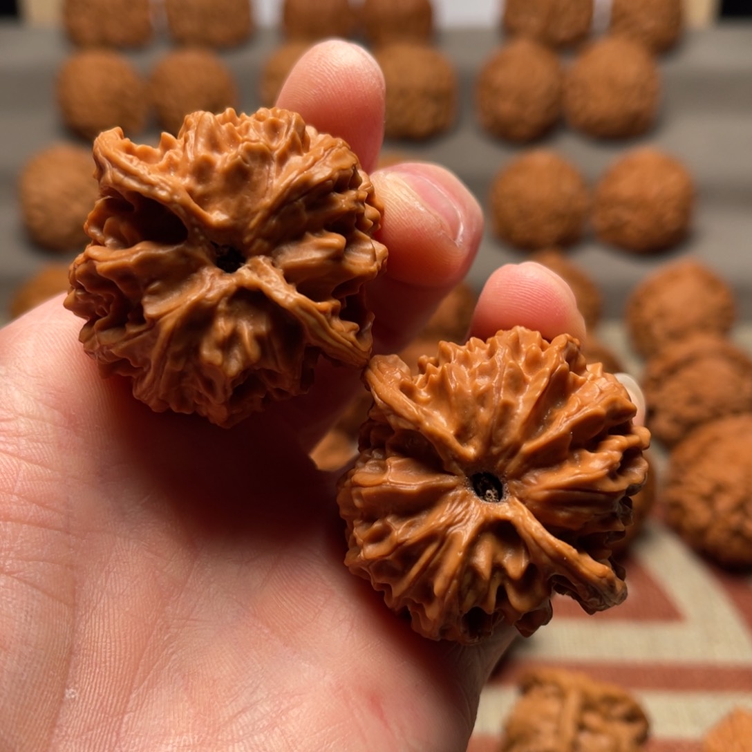 文玩核桃把件42苹果