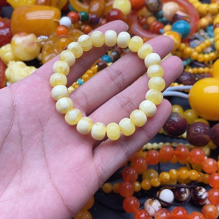 10mm白花手串手串手串