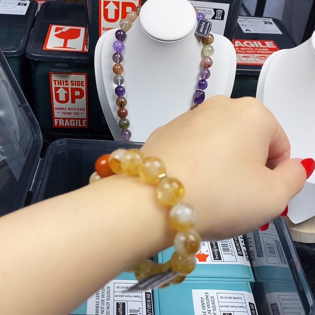 手链水晶银S925镶嵌