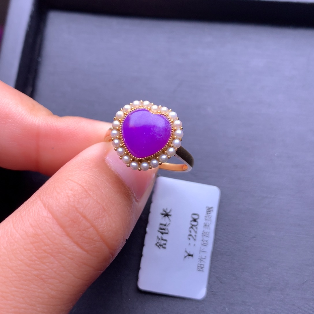 苏纪石（舒俱来）戒指18K金镶嵌