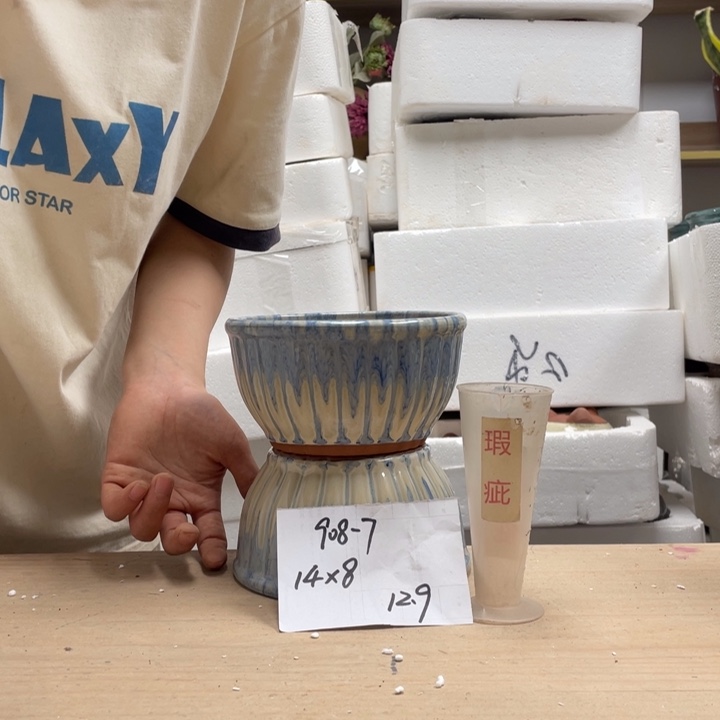 粗陶多肉花盆微瑕7