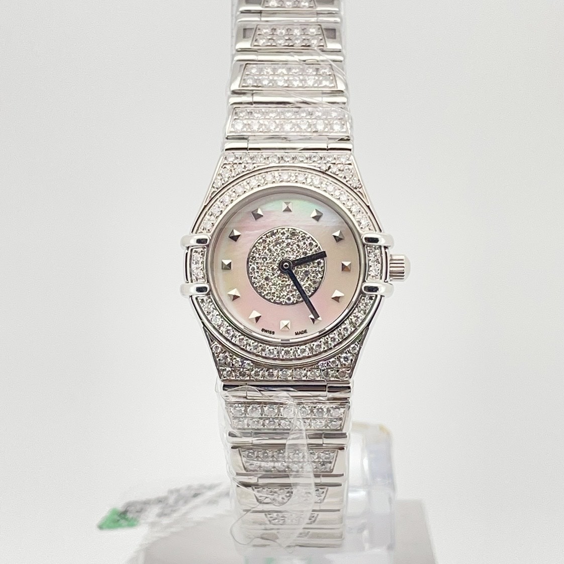 99新 Omega/欧米茄 星座石英腕表22.5mm后钻公价85999/w12491