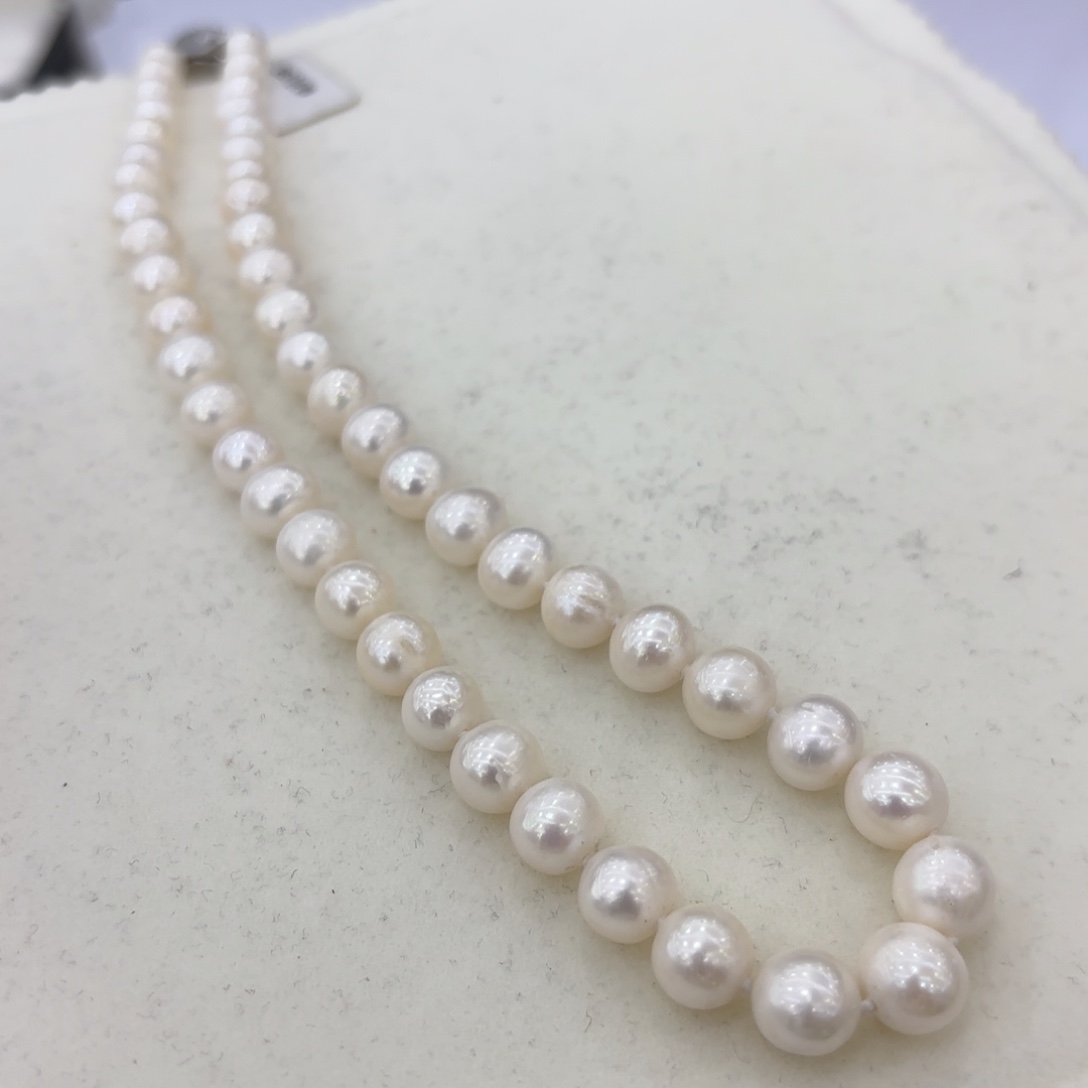 淡水珍珠颈饰合金703