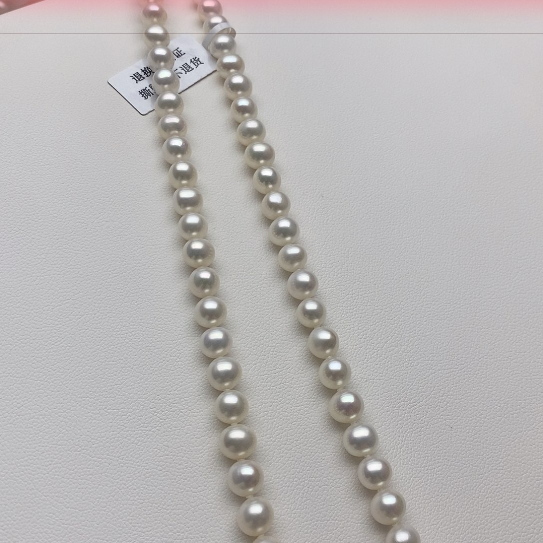 淡水珍珠耳饰银S925镶嵌P****