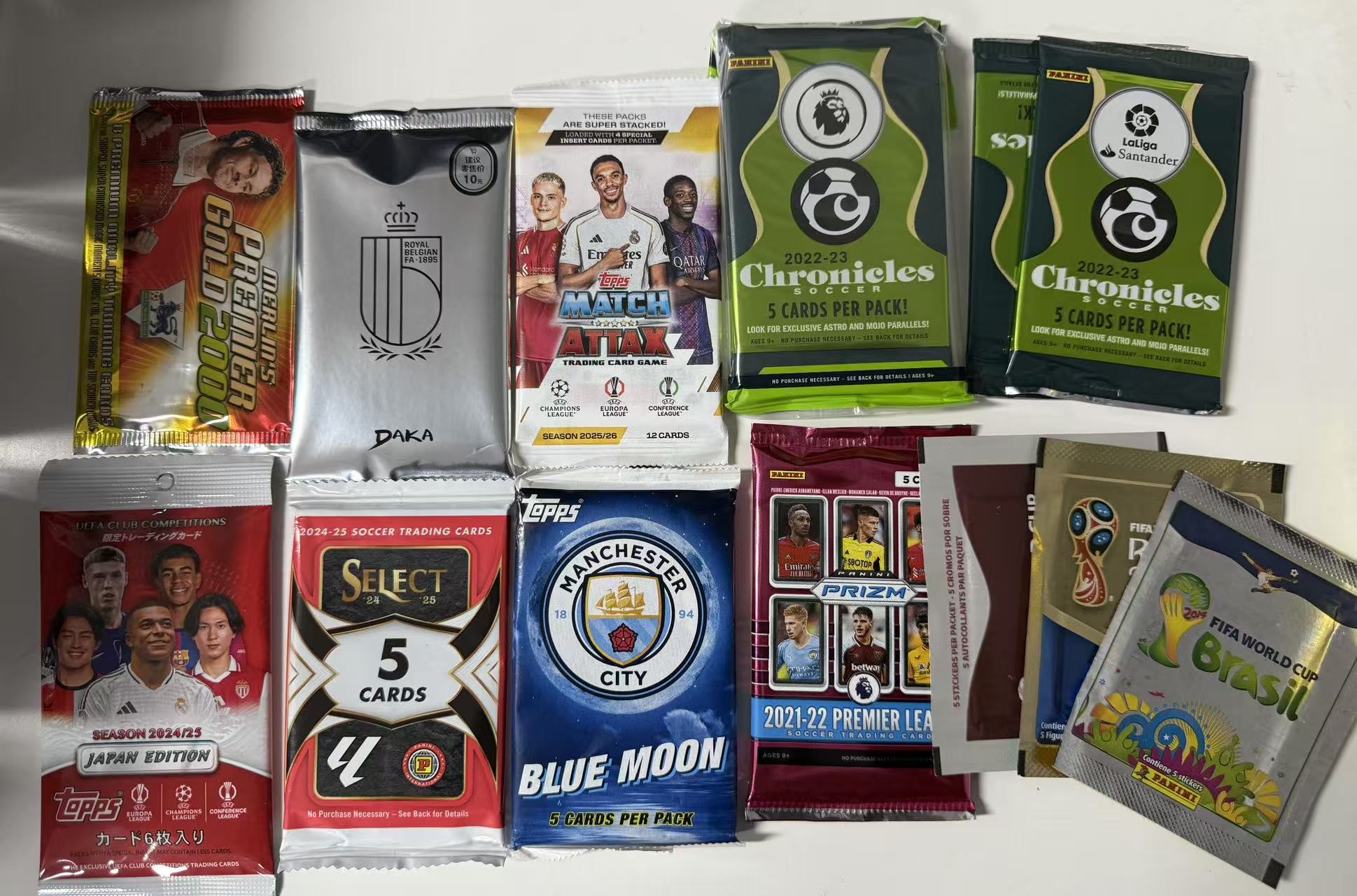 【盲盒】球星卡 推推乐 基础版 单包体育收藏卡 【拆盒/拆包】pvc拆封