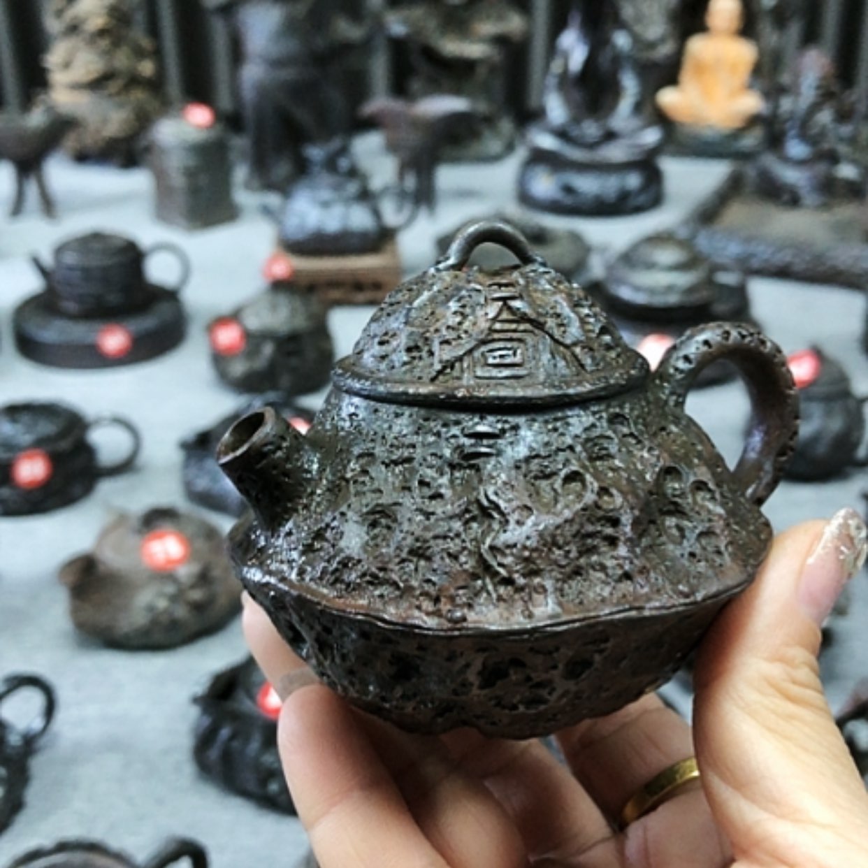 【闪购商品】杯全手捏柴烧茶器