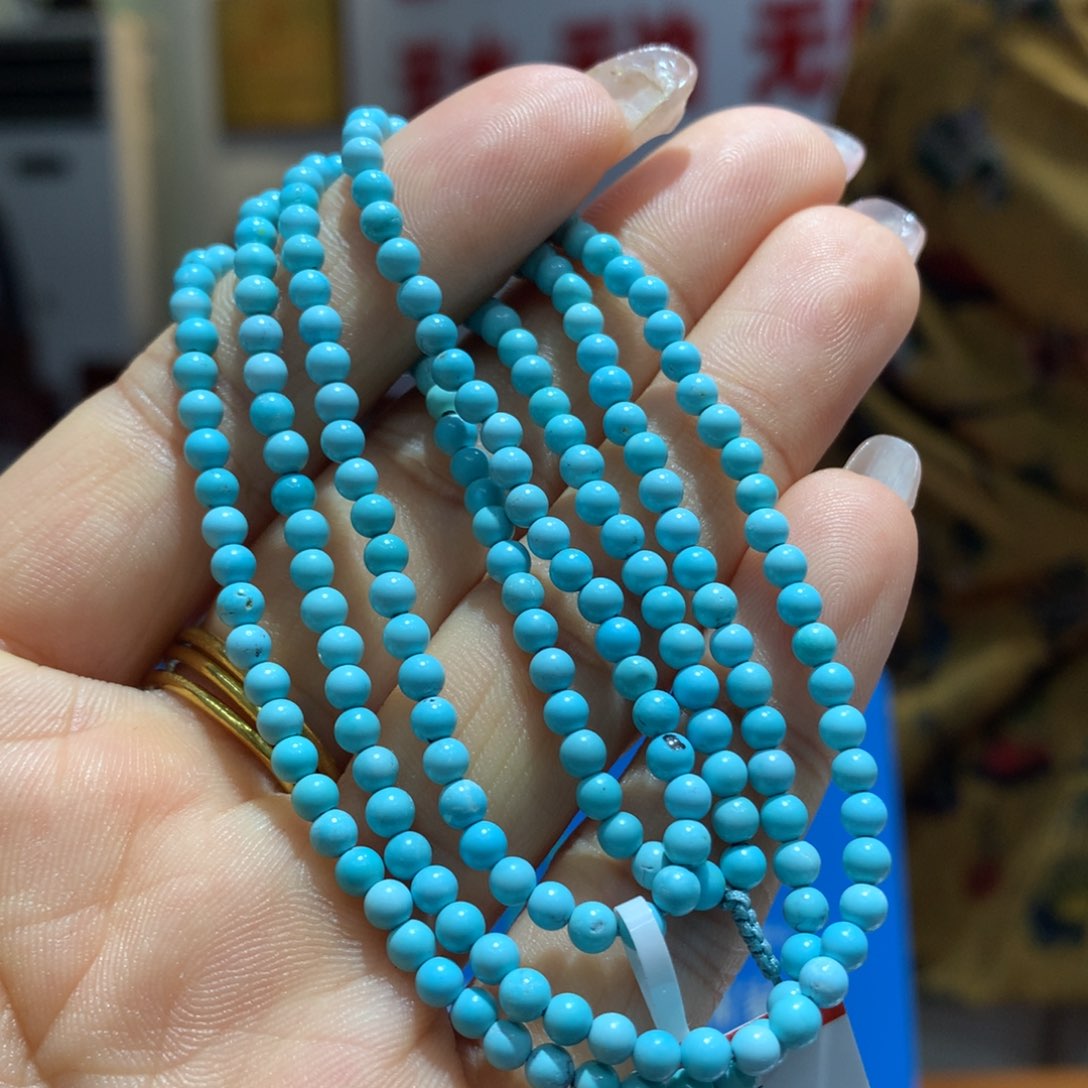 绿松石长链未镶嵌