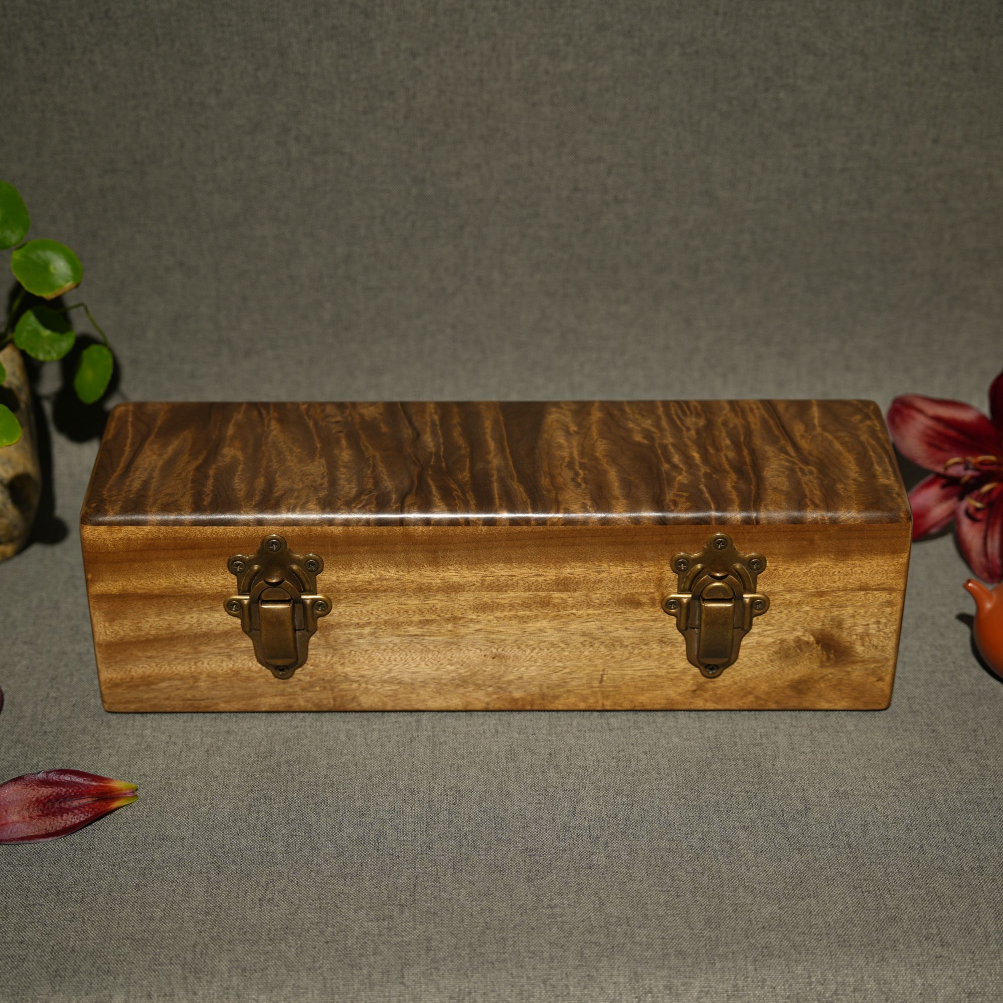 金丝楠古沉料面板拆房老料边框收纳箱书画箱无漆