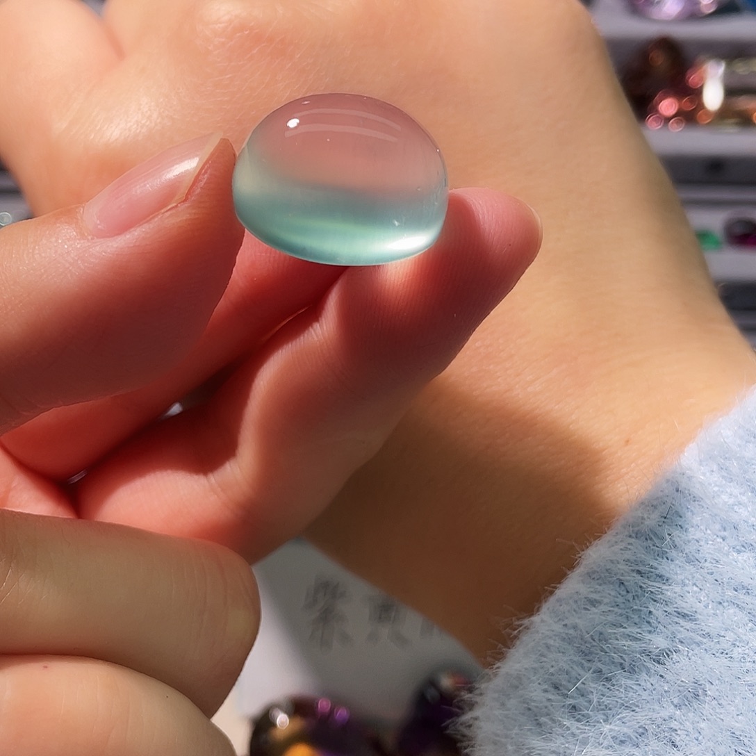 葡萄石裸石未镶嵌35ct