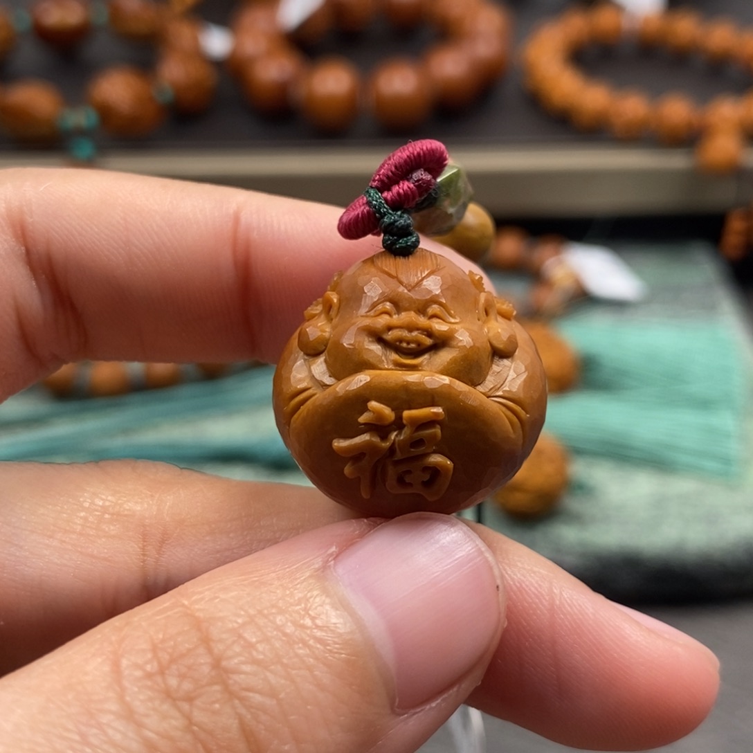 橄榄核手串/手链阿福单子