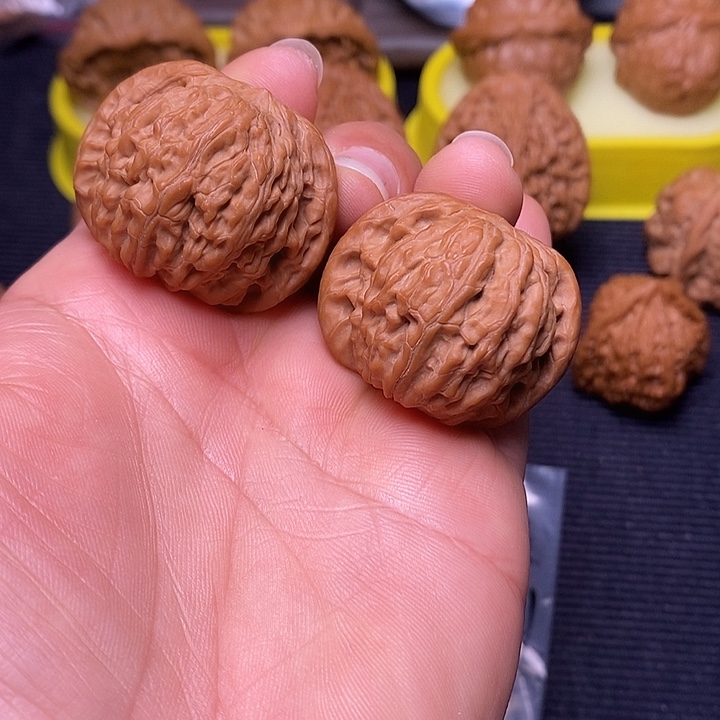 随****核桃手把件36磨盘88