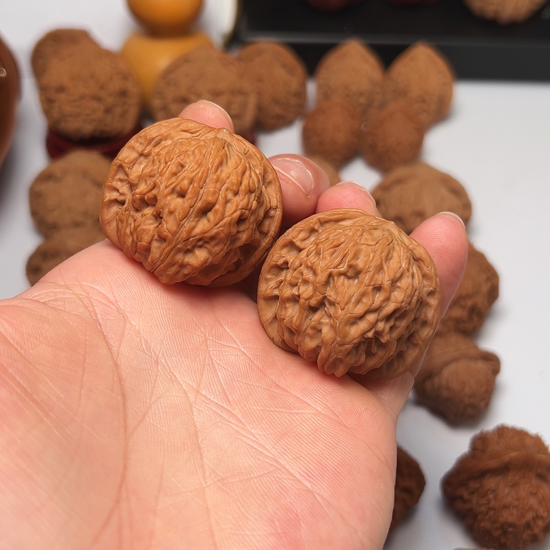 文玩核桃吊坠38全品磨盘