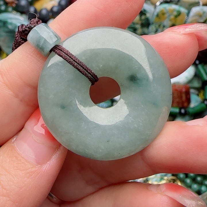 翡翠颈饰未镶嵌天然A货93