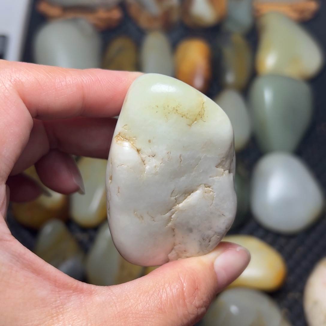 用***7和田玉未镶嵌挂件A48