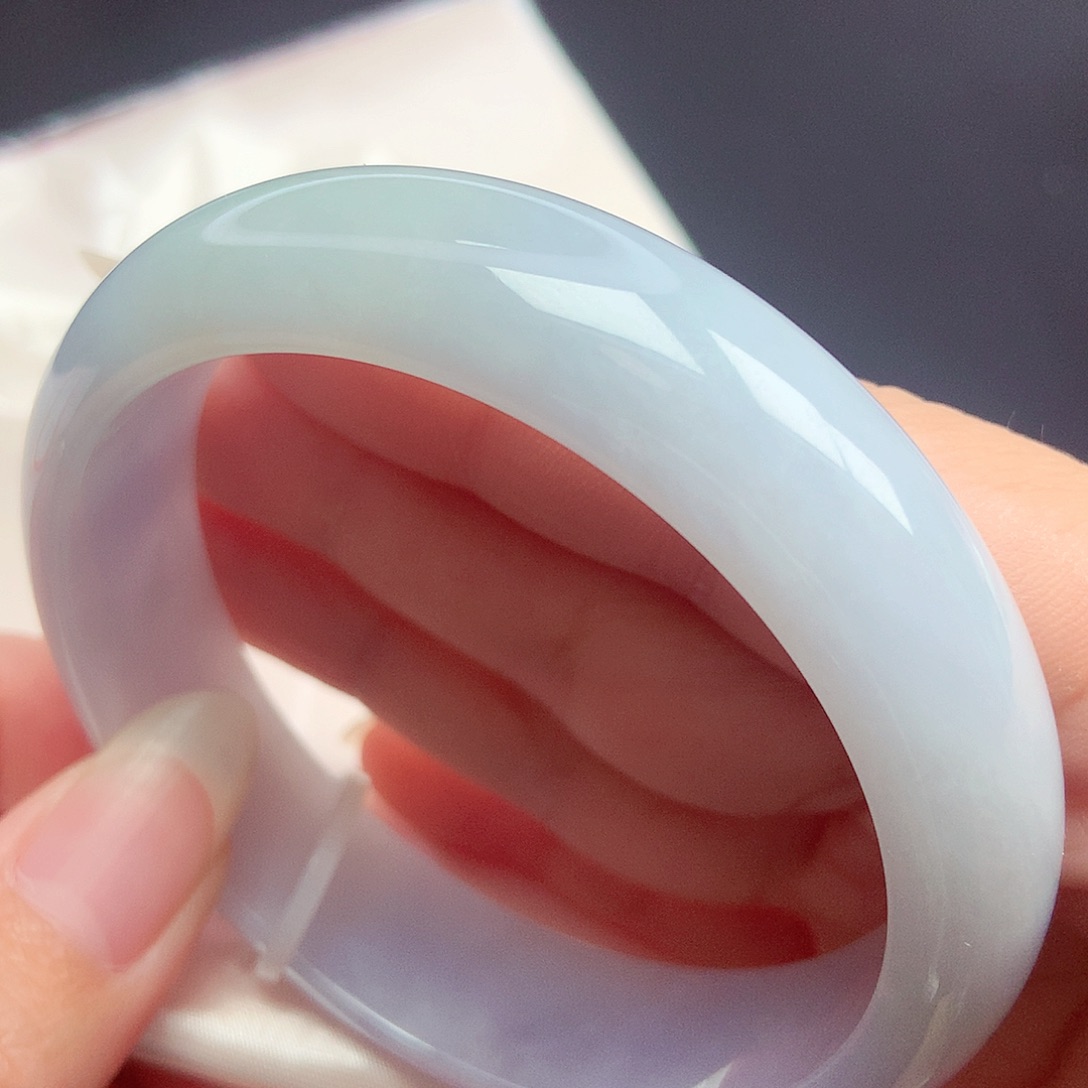 翡翠未镶嵌手镯58.7圈口