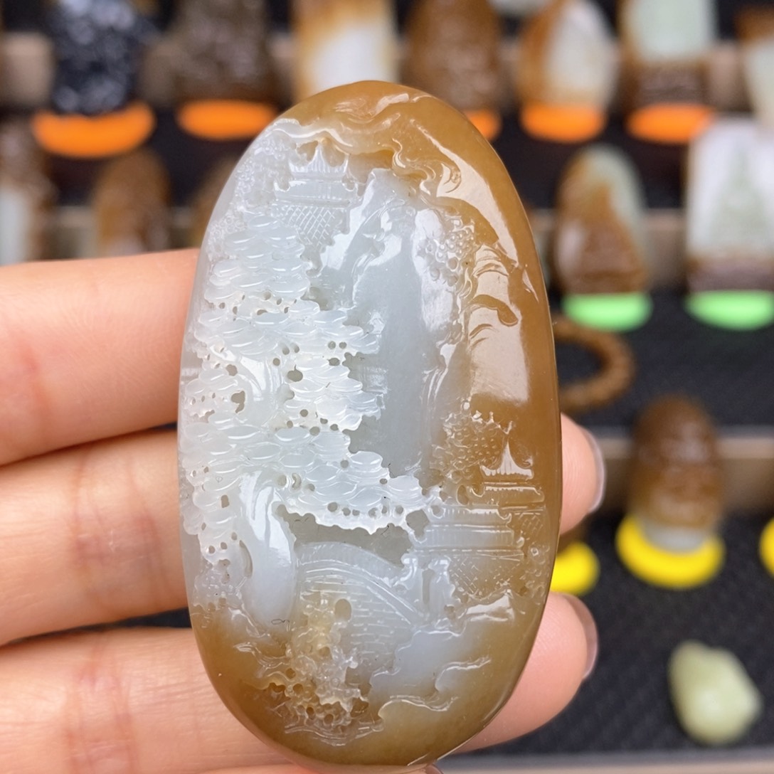 和田玉颈饰未镶嵌