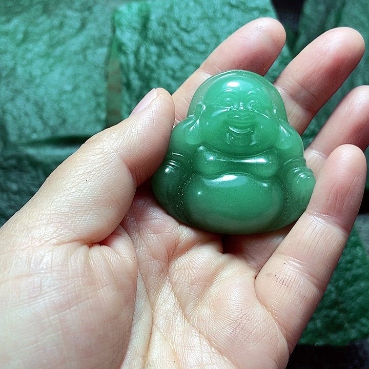 新疆东陵玉挂件佛公