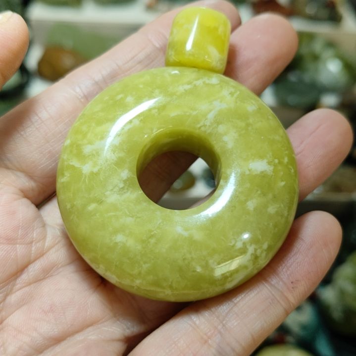 岫玉平安扣未镶嵌