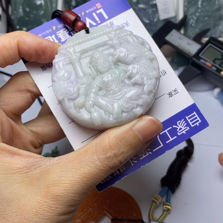 翡翠未镶嵌挂件翡翠