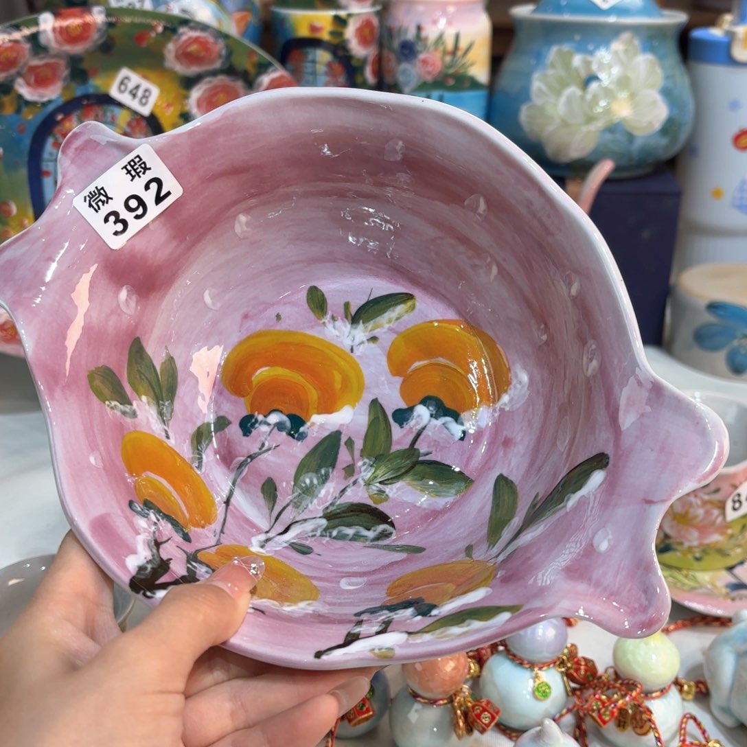 景德镇手绘高温釉下彩陶瓷茶具