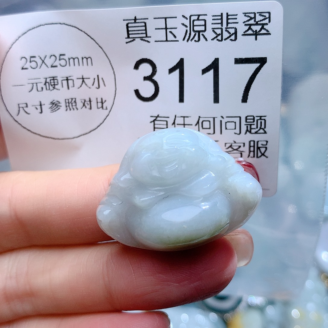 翡翠颈饰未镶嵌3117。